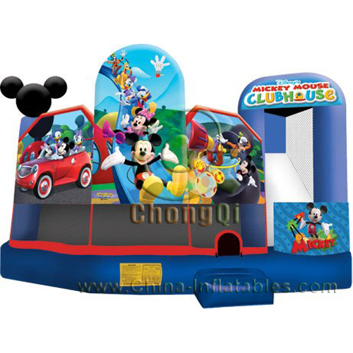 inflatable Mickey Mouse bouncy castle